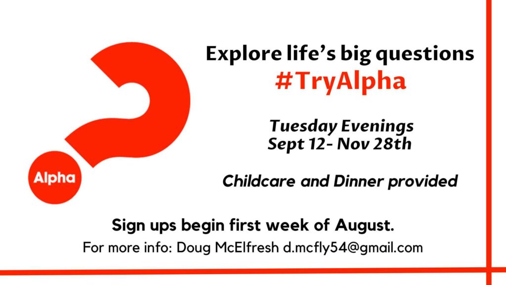 Alpha coming