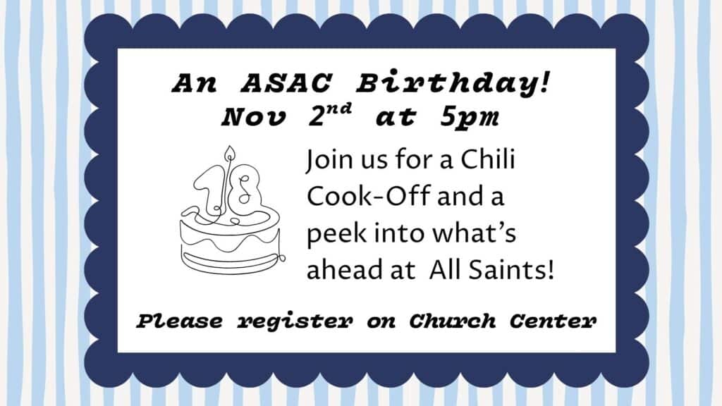 ASAC Bday Chili 2025